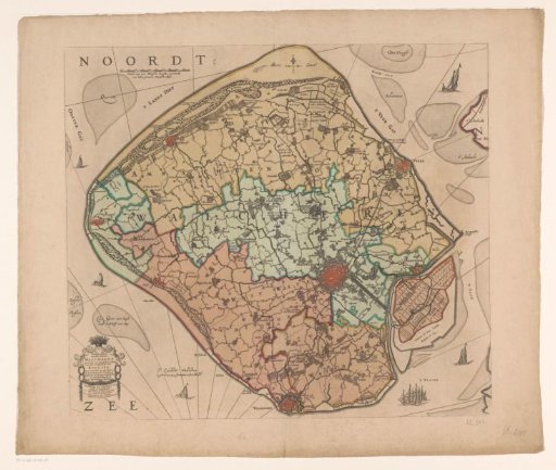 Map of Walcheren