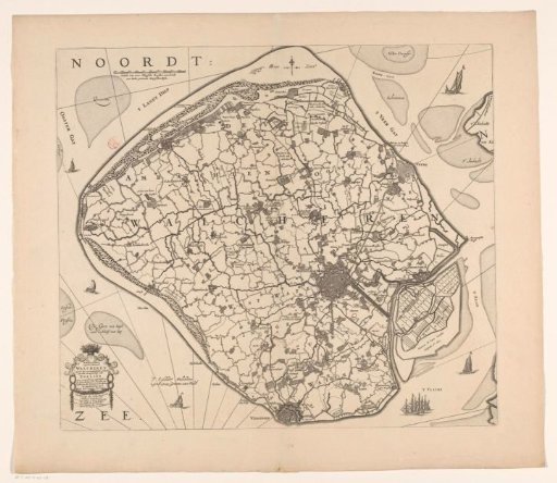 Map of Walcheren