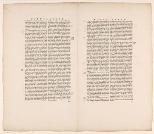Part of a description of the city of Middelburg