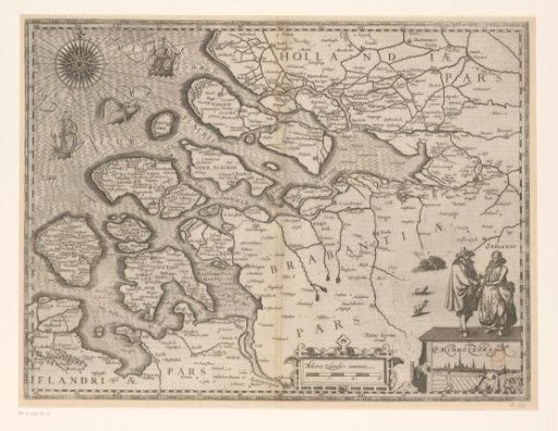 Map of Zeeland