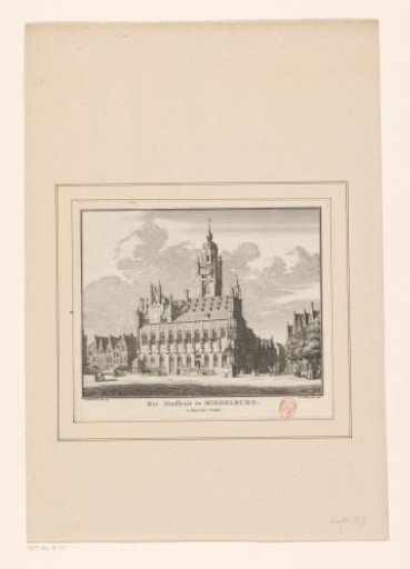 View of the Town Hall of Middelburg, 1743