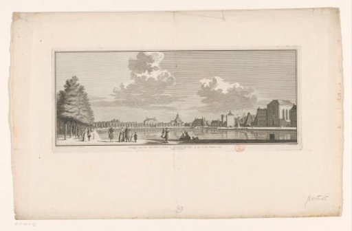 View of the Molenwater in Middelburg