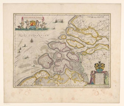 Map of Zeeland