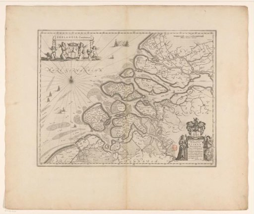 Map of Zeeland