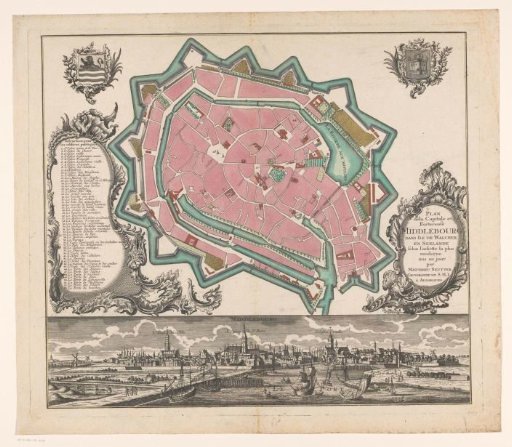 Plan of Middelburg with City View