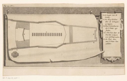 Plan of a dry dock at Vlissingen