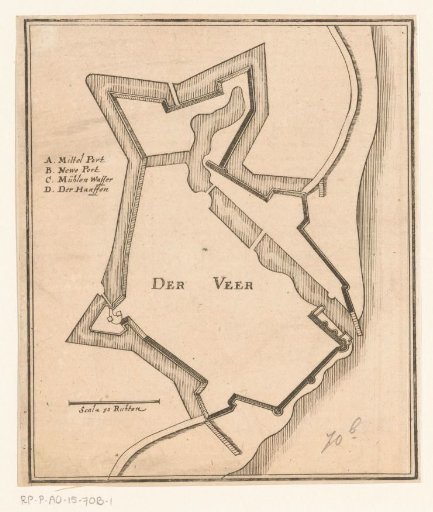 Fortress plan of Veere