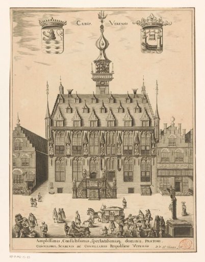View of the Town Hall of Veere