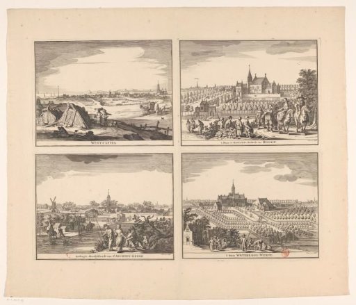 View of Westkapelle, Castle Ter Hooge, Aagtekerke and Huis Waterlooswerve