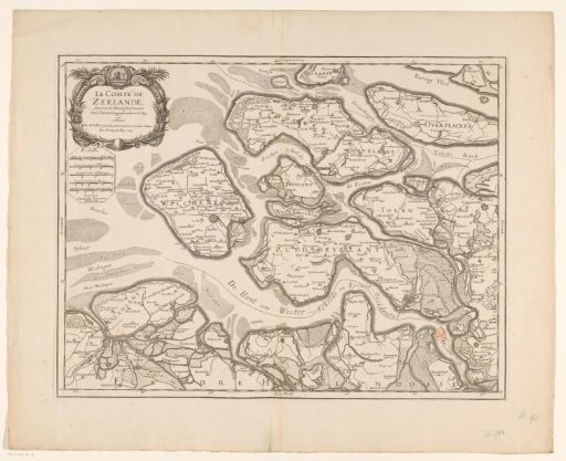 Map of Zeeland