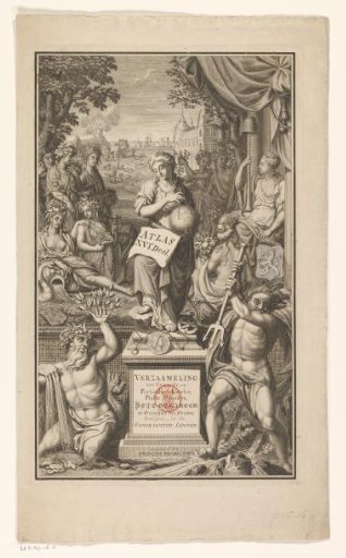Title Print for Portfolio 16 of the Atlas Ottens (Generaliteitslanden)