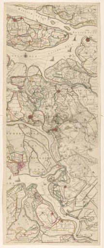 Map of Parts of Schouwen-Duiveland, Zuid-Beveland, the Marquisate of Bergen op Zoom, and State Flanders