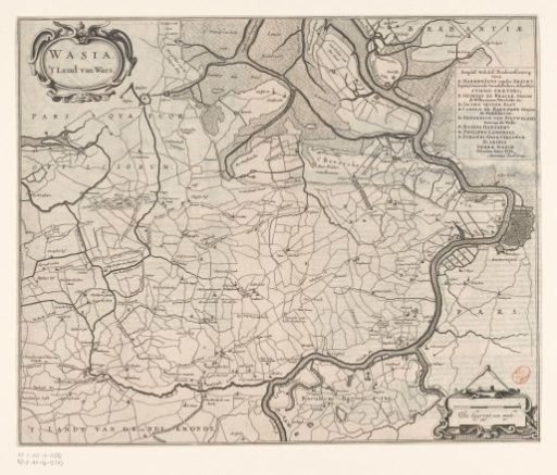 Map of the Waasland