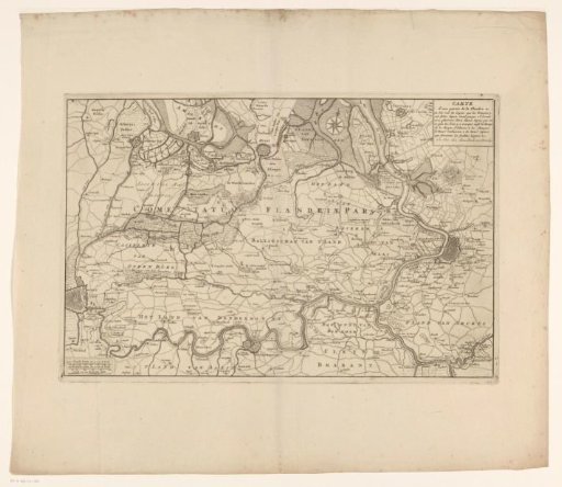 Map of East Flanders