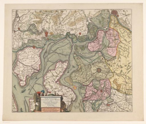 Map of the Waasland and the Hulster Ambacht