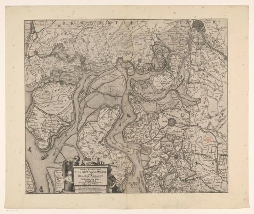 Map of the Waasland and the Hulster Ambacht