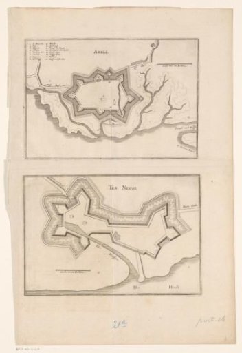 Fortress plans of Axel and Terneuzen