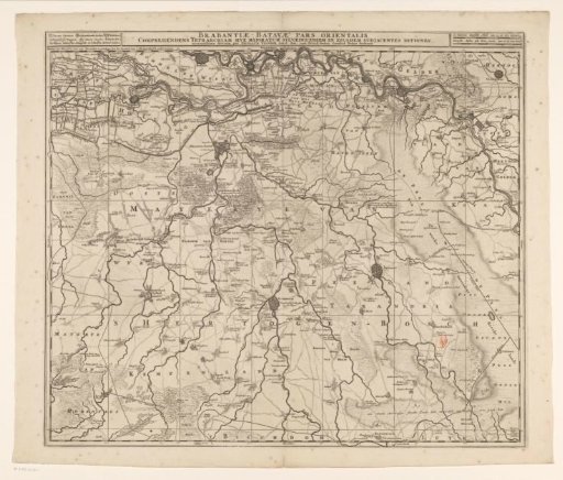 Map of Brabant