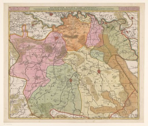 Map of Brabant