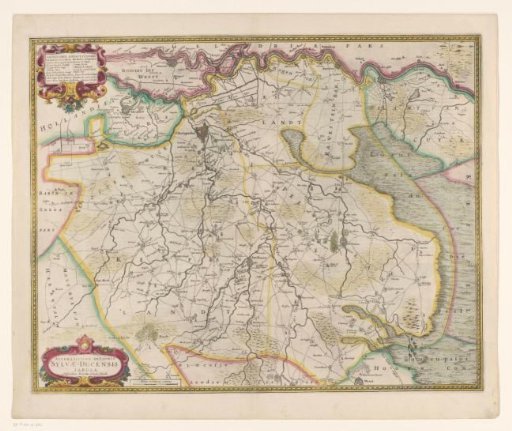 Map of the Meierij of 's-Hertogenbosch