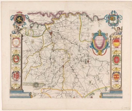 Map of the Meierij of 's-Hertogenbosch