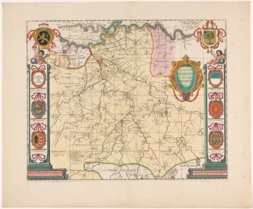 Map of the Meierij of 's-Hertogenbosch
