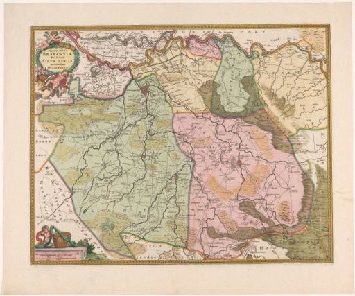 Map of the Meierij of 's-Hertogenbosch