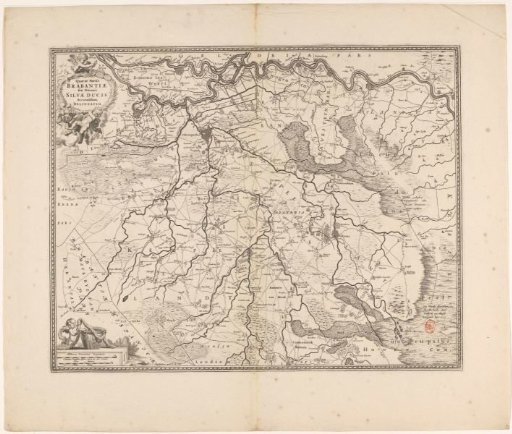 Map of the Meierij of 's-Hertogenbosch