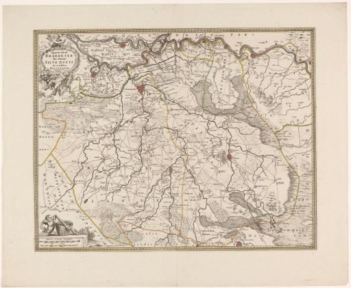 Map of the Meierij of 's-Hertogenbosch