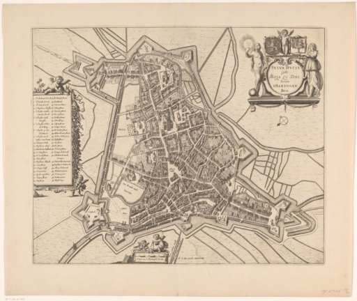Plan of 's-Hertogenbosch