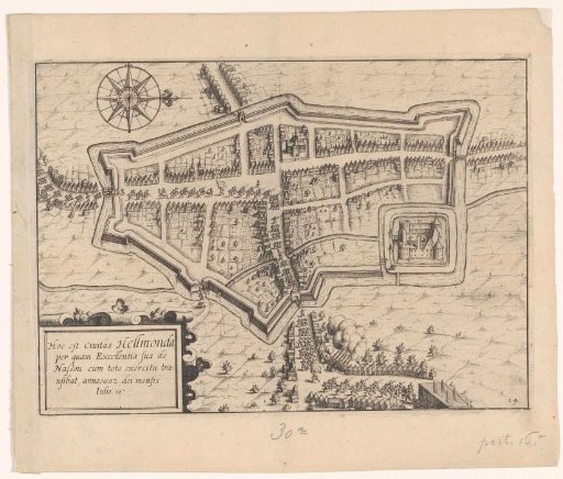 Army of Prince Maurice passes through Helmond, 1602
