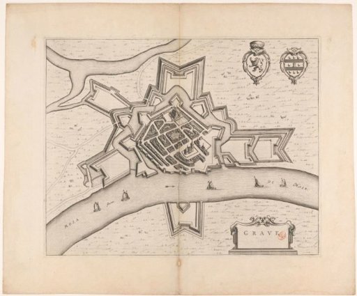 Fortress plan of Grave