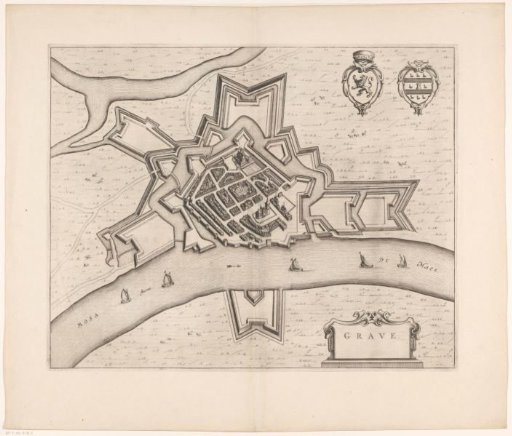 Fortress plan of Grave