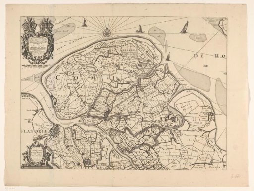 Map of Zeelandic Flanders