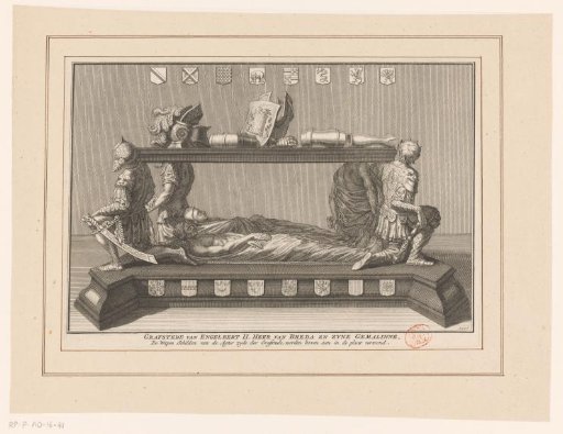 Monumental tomb of Engelbrecht II, count of Nassau-Dillenburg-Breda, and his wife