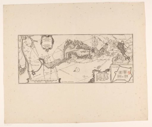 Map of the siege of Bergen op Zoom, 1622