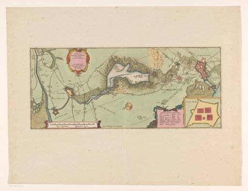 Map of the Siege of Bergen op Zoom, 1622