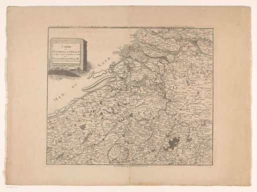 Map of Flanders and Part of Zeeland