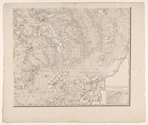 Map of Brabant (lower right section)