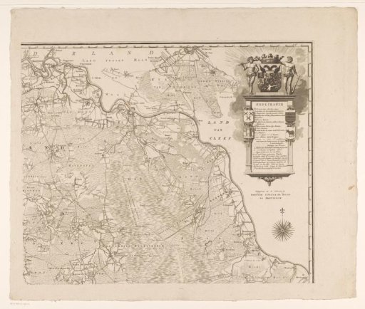 Map of Brabant (upper right section)