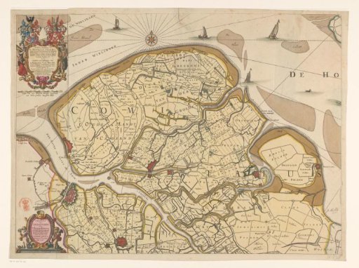 Map of Zeelandic Flanders