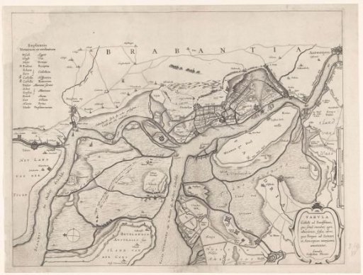 Forts on the Ooster- and Westerschelde, 1627