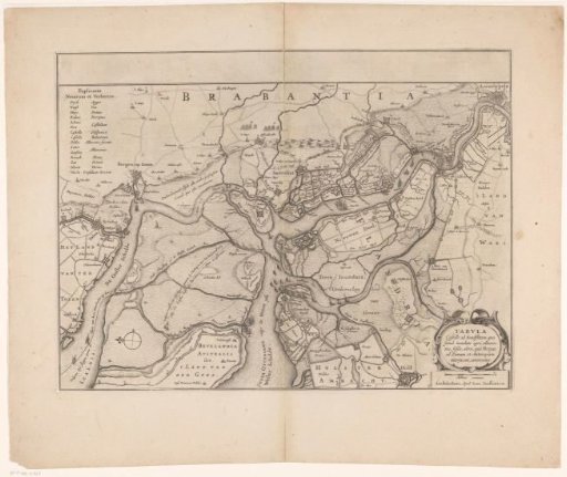 Forts on the Ooster- and Westerschelde, 1627