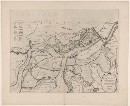 Forts on the Ooster- and Westerschelde, 1627