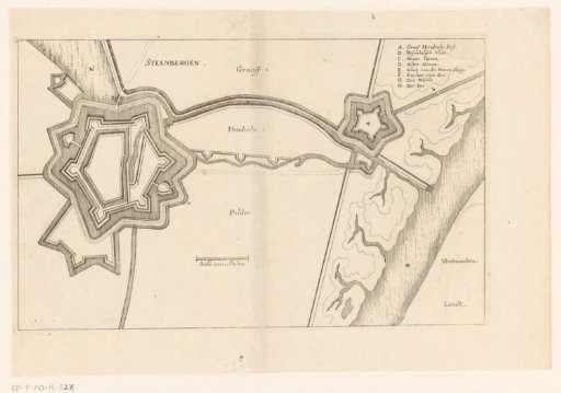 Fortress plan of Steenbergen
