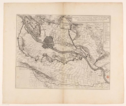 Map of the siege of Maastricht, 1632