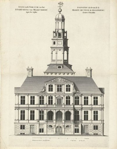 Front of the Town Hall of Maastricht