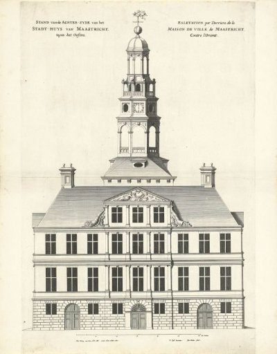 Rear of the Town Hall of Maastricht