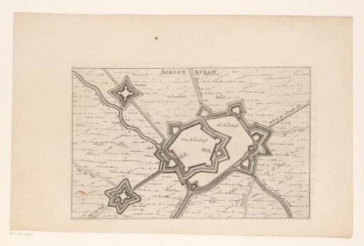 Fortress plan of Aardenburg