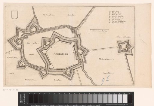 Fortress plan of Aardenburg
